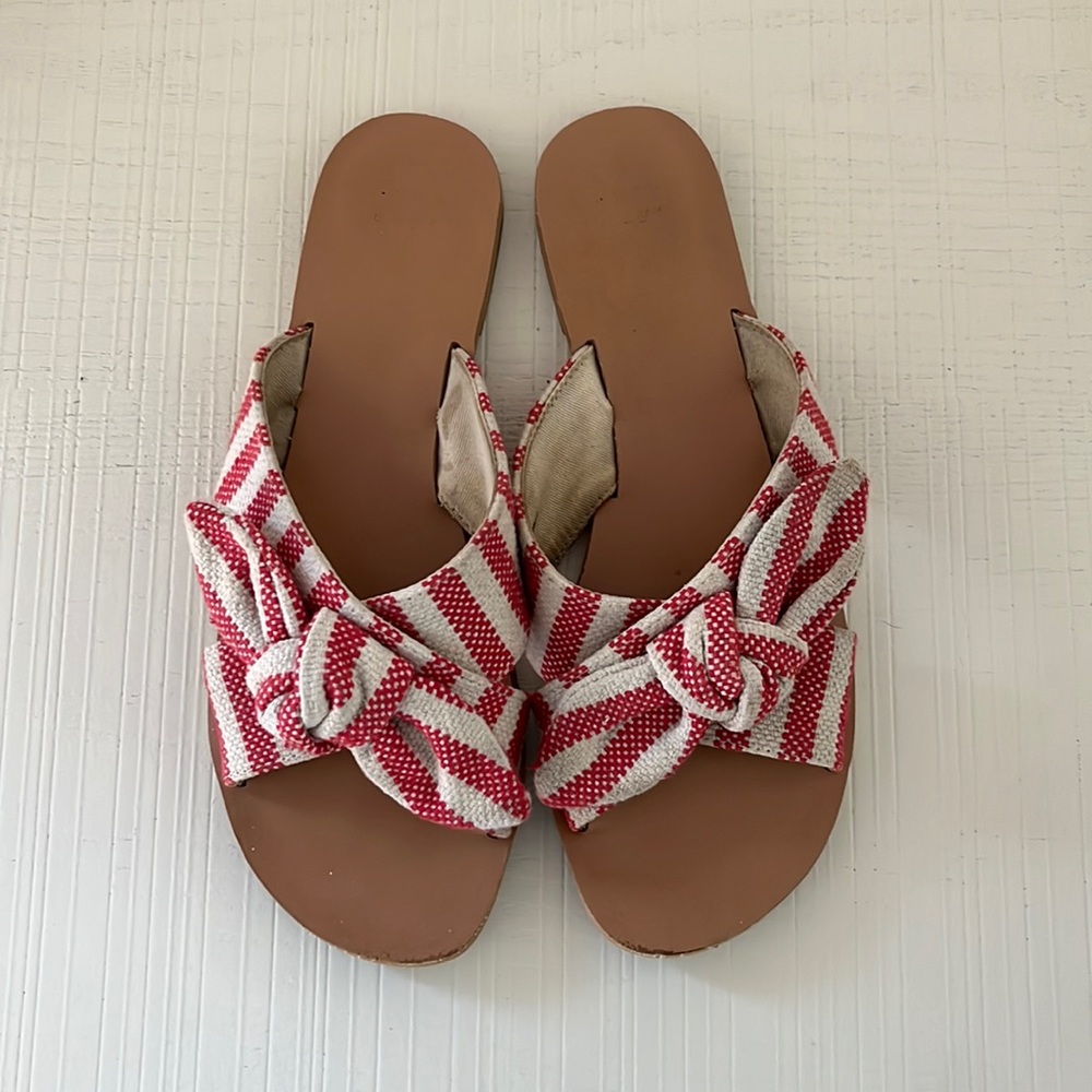 COPY - A New Day striped canvas sandals